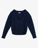 GABRIELLE CABLEKNIT SWEATER