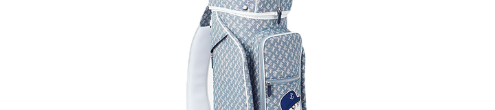 JIMMY CHOO X MALBON MONOGRAM GOLF BAG