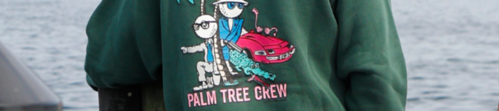 MALBON X PALM TREE CREW HOODIE