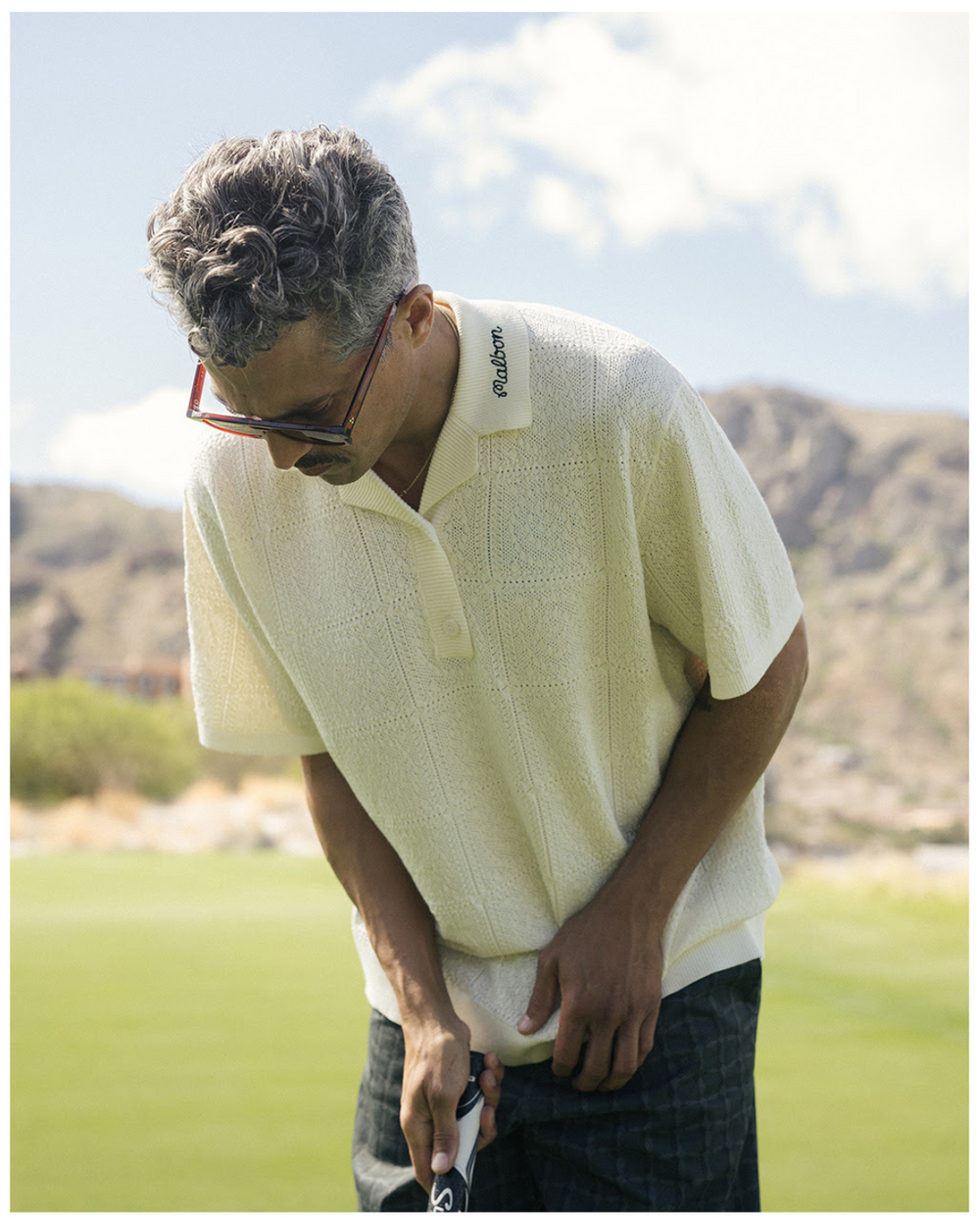 RESORT CROCHET POLO