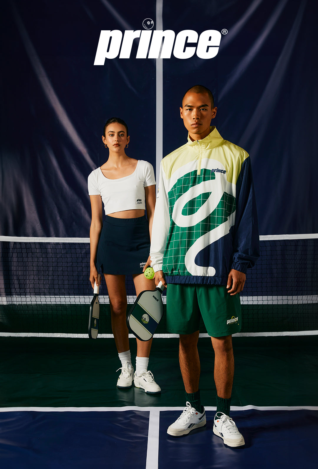 Malbonレディース ゴルフウェア 上下セット 幾何学柄 希少デザイン ✨新品 Malbonの夏にぴったりなスポーティーセットアップ - レディースゴルフ