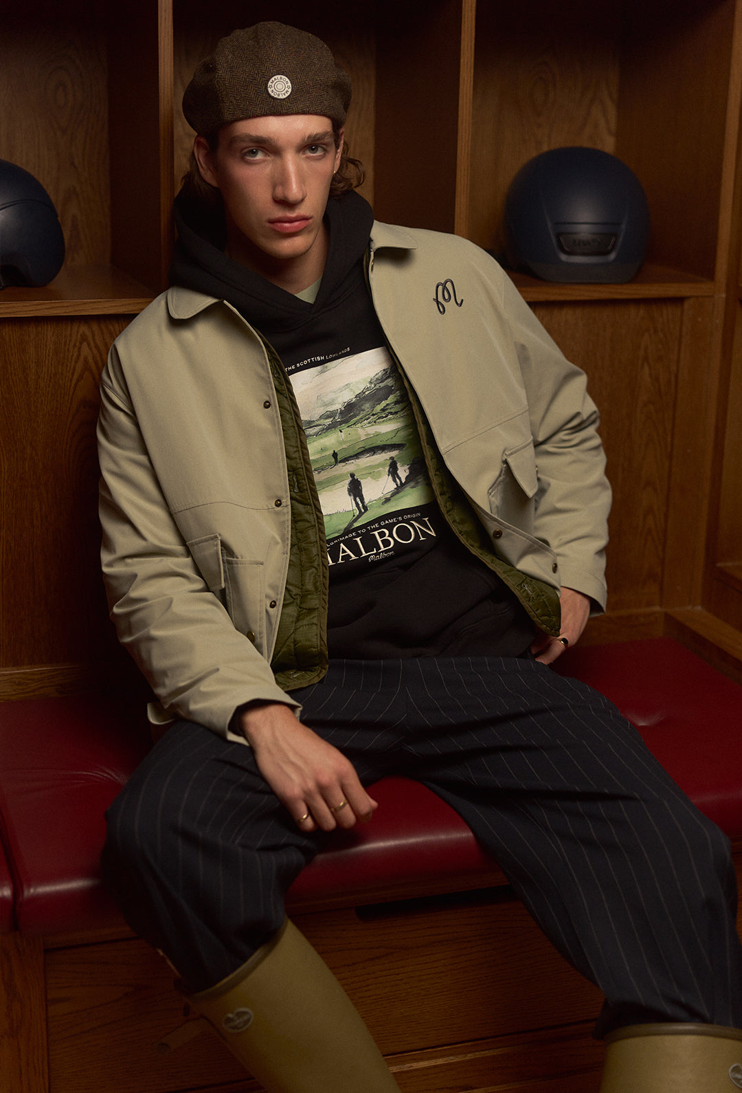 malbon golf サイズ　XL Malbon Golf