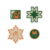 MALBON X NOSO GOLF AND SKI PATCHES (GREEN/ORANGE PACK)